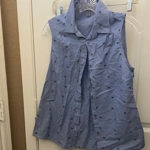 FINAL MARKDOWN Horny toad blouse small